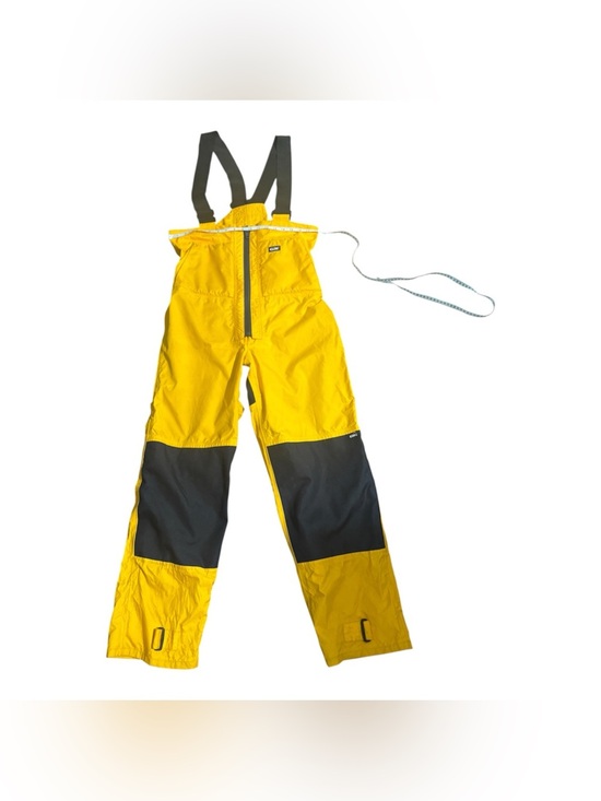 Gill Other - Vintage Gill Waterproof Sailing Bib Overalls Yellow Black Small Fishing Size S